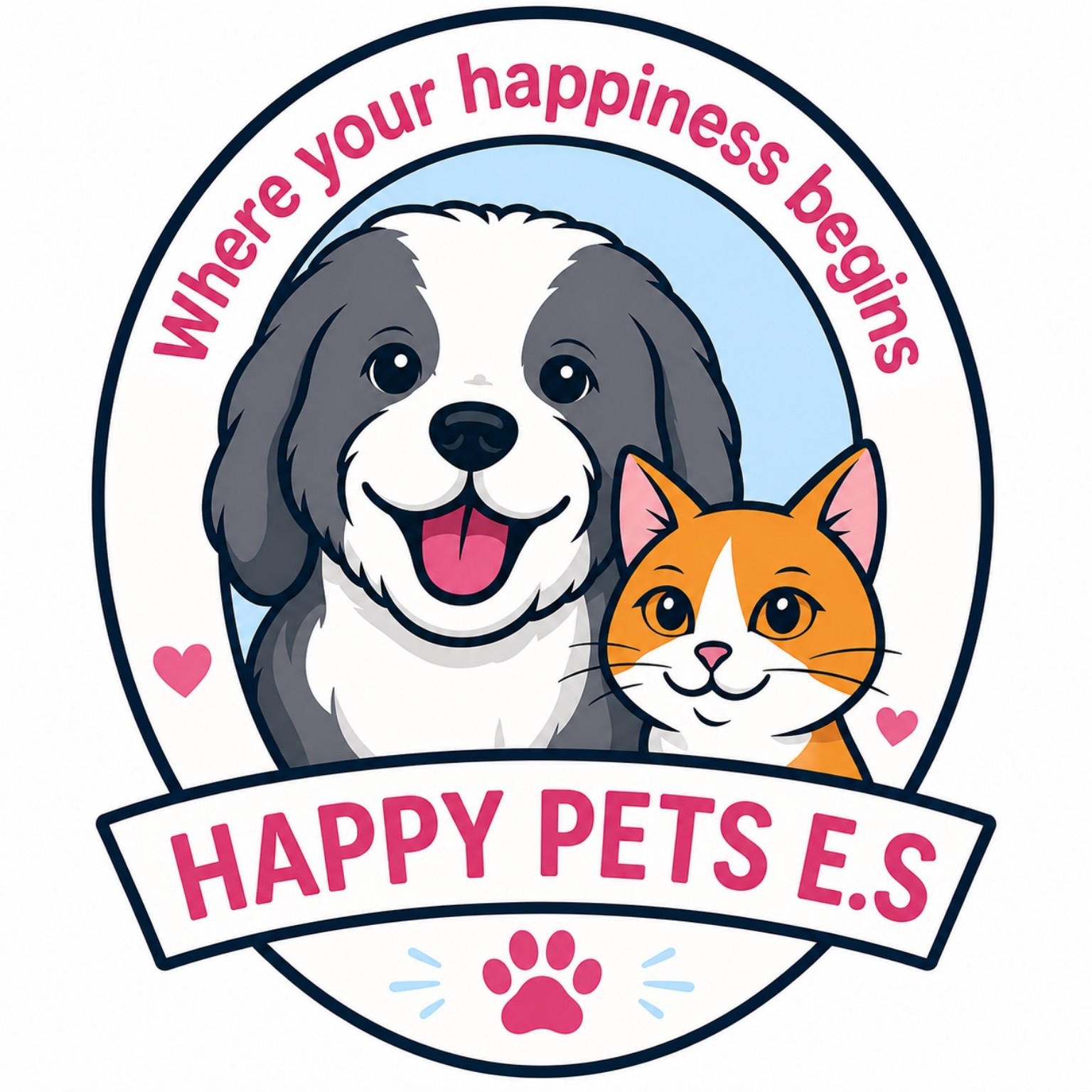 Happy Pets E.S. logo